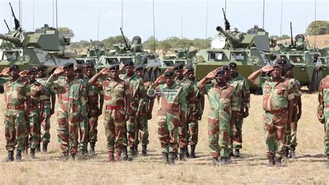 Senior army officer sacked for soldiers abandoning Mnangagwa’s honours parade taking cover from ...