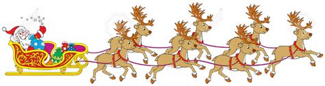 Download High Quality reindeer clipart santa sleigh Transparent PNG ...