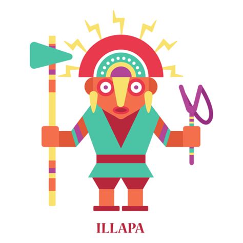 Illapa inca divinity flat - Transparent PNG & SVG vector file