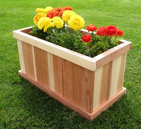 Humboldt Redwood 30” Rectangular Planter Box | House & Home | Pinterest ...