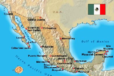 Ports In Mexico Map - Coriss Cherilynn