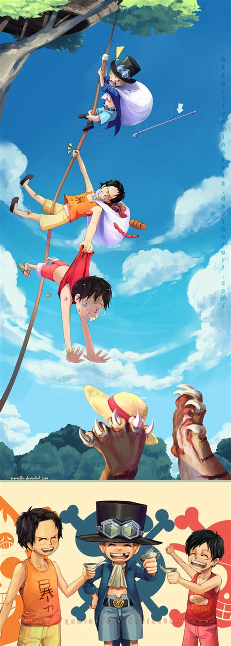 OP: Ace Sabo Luffy 'Brothers' by Yamineftis on DeviantArt