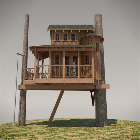 38+ Brilliant DIY Tree House Plans [Free] - MyMyDIY | Inspiring DIY Projects