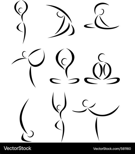 Yoga symbol Royalty Free Vector Image - VectorStock