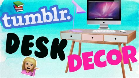 DIY TUMBLR DESK DECOR! - YouTube