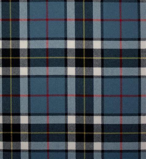 Thomson Blue Heavyweight Tartan Fabric | Tartan fabric, Blue tartan ...