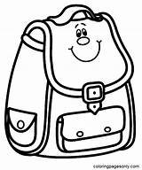 Backpack Coloring Pages Printable For Free Download sketch template