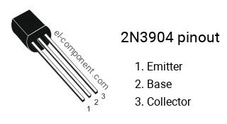 2N3904 npn transistor complementary pnp, replacement, pinout, pin configuration, substitute ...