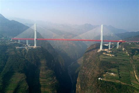 World's Highest Bridge Opened In China - INFORMATION NIGERIA