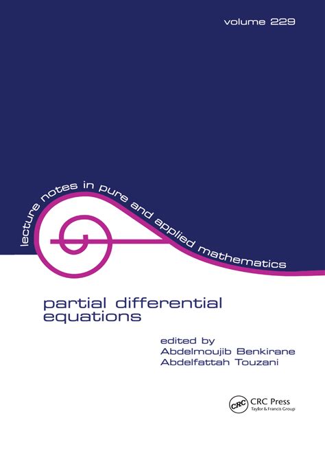 Partial Differential Equations | Taylor & Francis Group