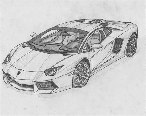 I would like to have it. | Car drawings, Cool car drawings, Car sketch