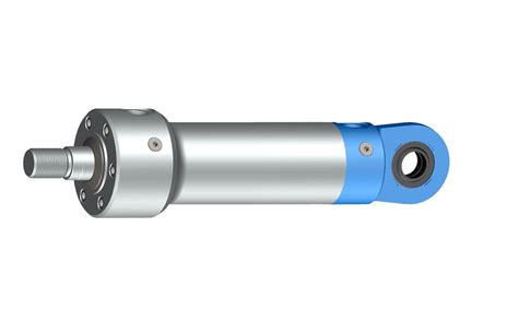 Single-rod cylinder pivot mounting with spherical plain bearings - Tech Info | Hänchen