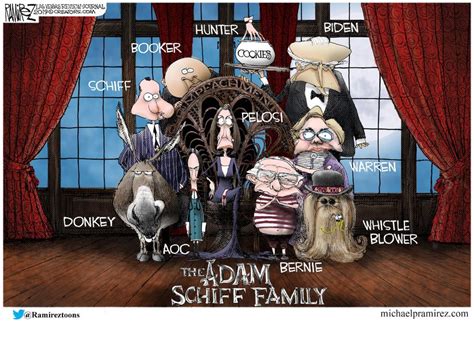 Political Cartoons - Campaigns and Elections - The Adam Schiff Family - Washington Times