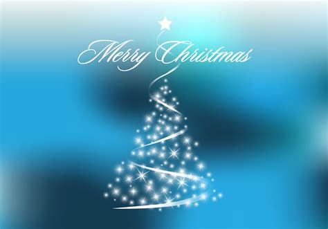 Blue Sparkly Christmas Tree Vector 80972 Vector Art at Vecteezy