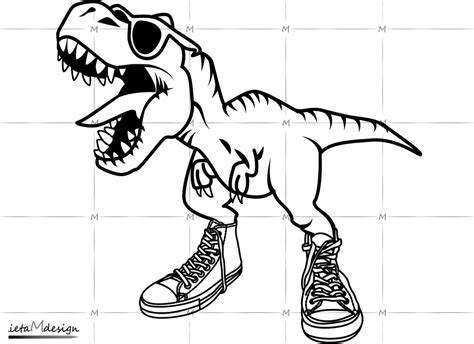 Dino Digital File Dino Svg T-rex Svg Dinosaur Svg Glasses | ubicaciondepersonas.cdmx.gob.mx