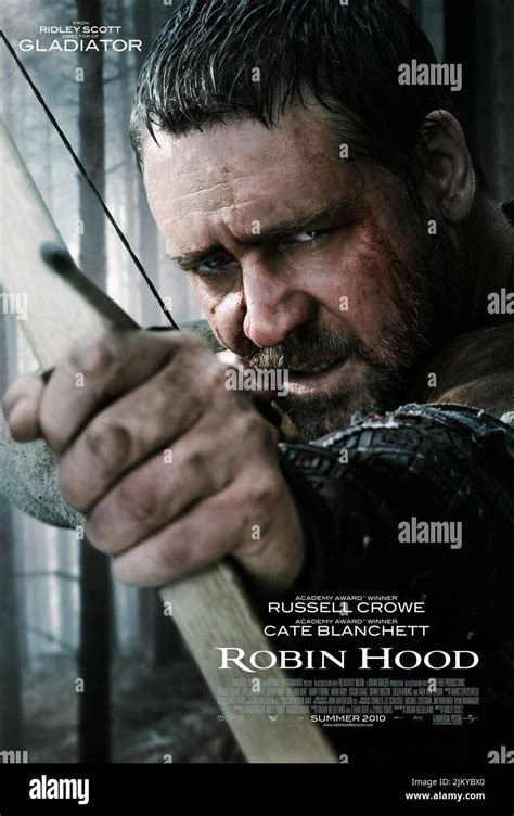 RUSSELL CROWE POSTER, ROBIN HOOD, 2010 Stock Photo - Alamy