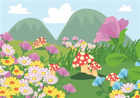 Magical Garden Illustration 190763 Vector Art at Vecteezy