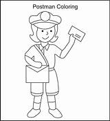 Post Office Coloring Pages sketch template