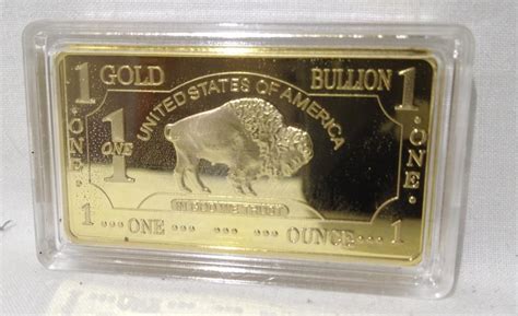 1 Troy Ounce 100 Mills .999 Gold Bar