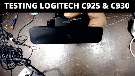 Testing out Logitech C930e and C925e webcams for workbench setup - YouTube