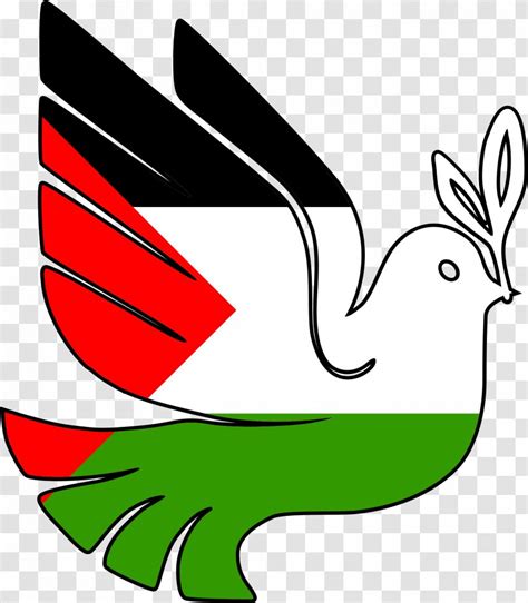 Flag Background - Palestine - Symbol Gesture Transparent PNG