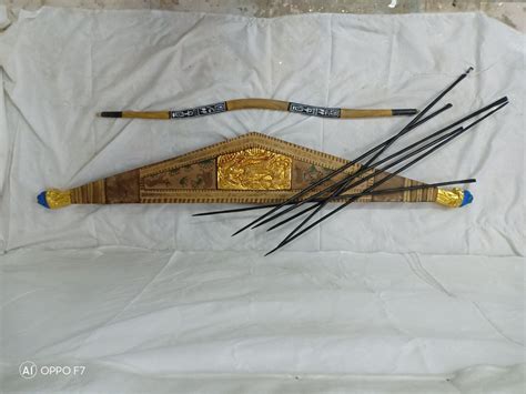 Ancient Egyptian Quiver Bow and Arrow. Tutankhamun's Bow - Etsy Canada