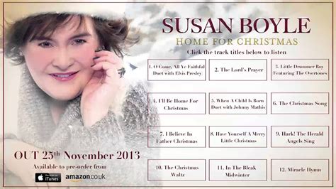 Susan Boyle 'Home For Christmas' PRE-ORDER NOW - YouTube