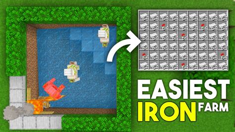 EASIEST 1.20 IRON FARM TUTORIAL in Minecraft Bedrock (MCPE/Xbox/PS4/Nintendo Switch/Windows10 ...