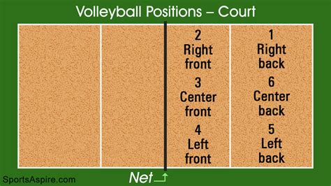 Volleyball Diagram Positions