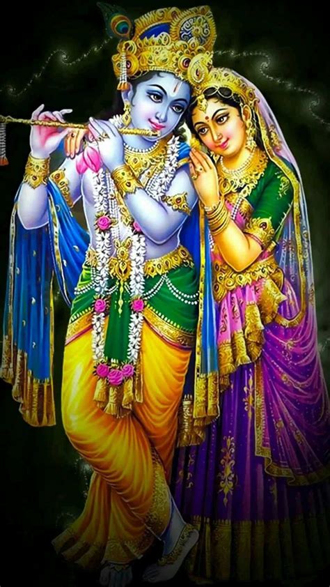 Radha Krishna Love HD Wallpaper Classic Krishna Wallpaper Digital ...