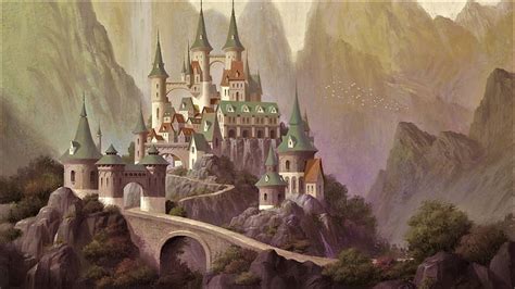 Fantasy Mountain Castles