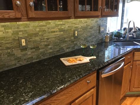 Mosaic Tiles Backsplash – Get it Done in Just Hours! – Backsplash Tips | Green granite kitchen ...