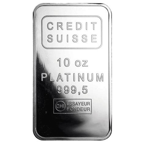 10 oz Platinum Bullion Bars | Buy Platinum Bullion Bars at Monex