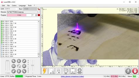 LaserGRBL Tutorial 4 Setting up your greyscale engraving part 2 - YouTube