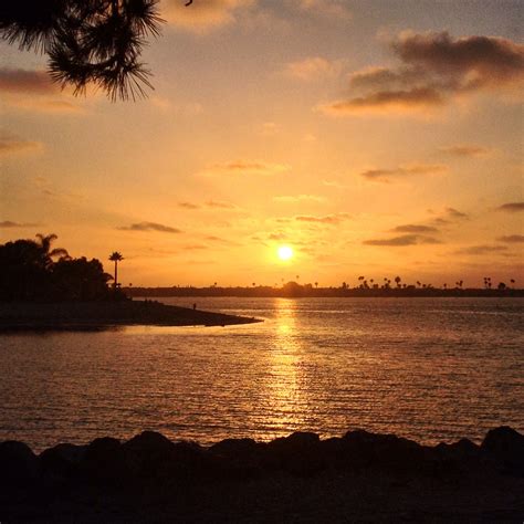 Sunset on Mission Bay. San Diego Ca. | Mission beach, Mission bay, San ...