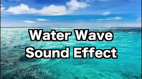 Water Wave Sound Effect | Water Wave Sound | Water Sound | Free Stok ...