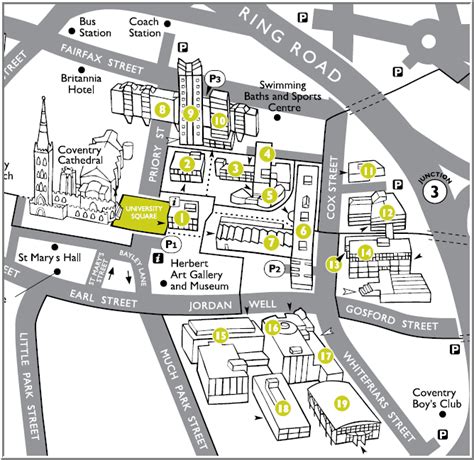 Coventry University Map