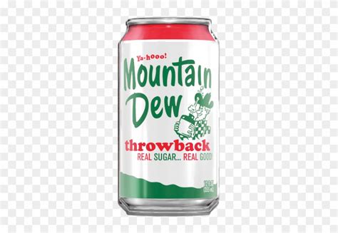 Mountain Dew Throwback 355ml - Mountain Dew Throwback, HD Png Download - 600x600(#2532746) - PngFind