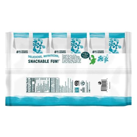 GimMe Organic Seaweed Snack Value Pack Sea Salt at NaturaMarket