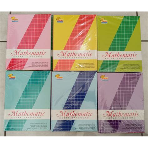 Jual BUKU TULIS KOTAK / MATEMATIC // UKURAN KOTAK TANGGUNG // MERK ...