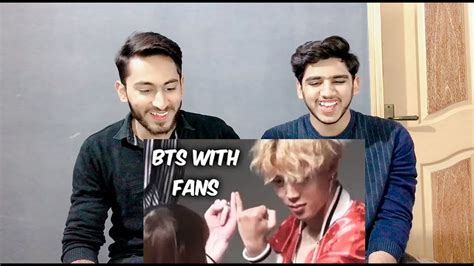 REACTION ON || BTS FUNNY INTERACTIONS WITH FANS || FANSIGN MOMENTS || @3HEntertainer15 - YouTube