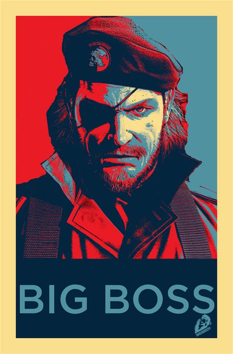 Big Boss -Vector Style- by SnakeBigBoss24 on DeviantArt