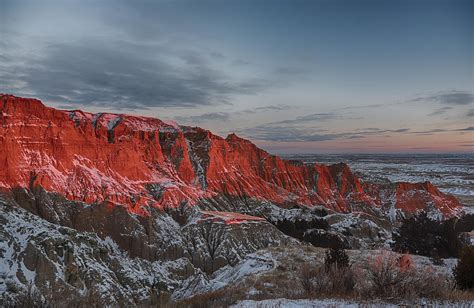 Badlands Wall Sunrise Photograph by Joshua Sharf