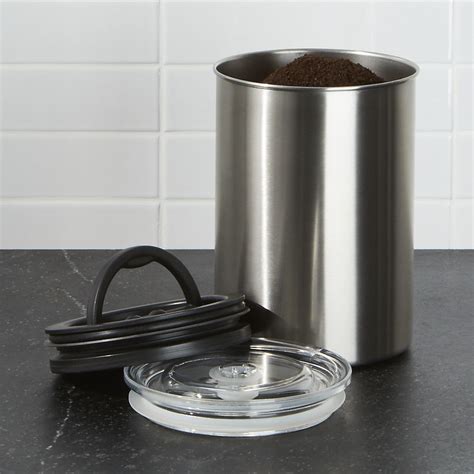 Shop Airscape Coffee Canister. Airtight storage in restaurant-grade stainless steel eliminates ...