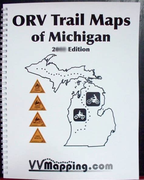 Michigan ORV Map Book Sample - VVMapping.com