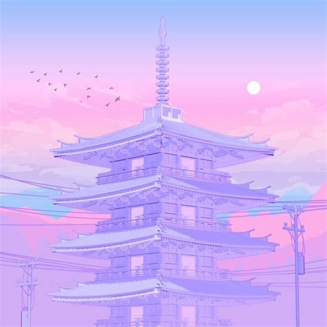 ArtStation - Pastel City Environment, Nick Kempton | Anime scenery wallpaper, Anime scenery ...