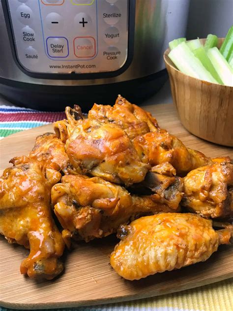 Instant Pot Chicken Wings Recipe | Teaspoon Of Goodness