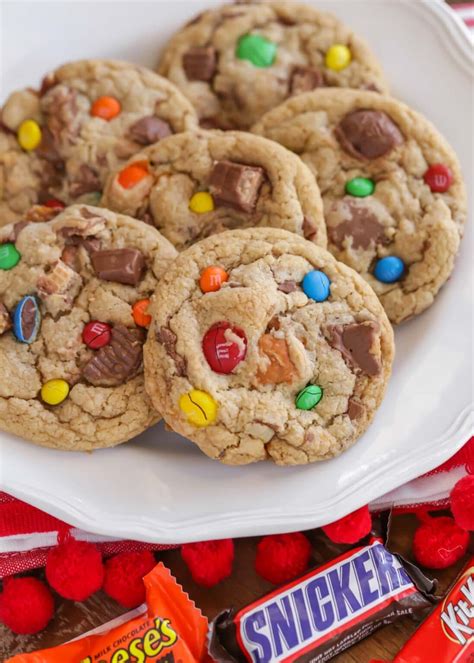 Candy Bar Cookies {Use up Leftover Halloween Candy!} | Lil' Luna