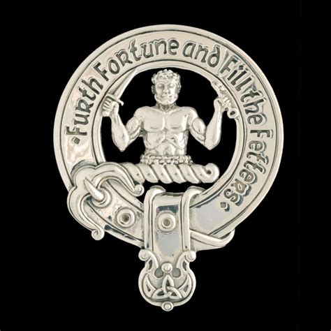 Clan Murray of Atholl Clansman's Crest Badge - 92.5 Sterling Silver ⋆ ...