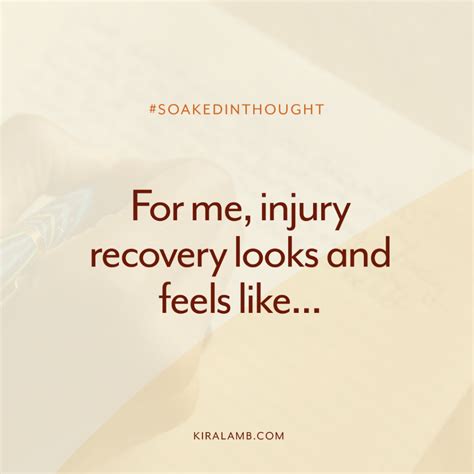 For Me, Injury Recovery Looks & Feels Like… – Kira Lamb